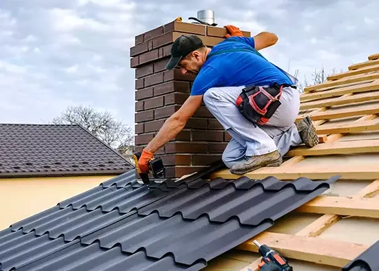 metal tiles installation