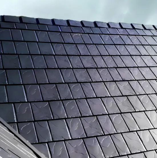 metal shingles slate roof