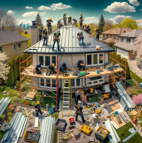 metal roof installation and maintenance